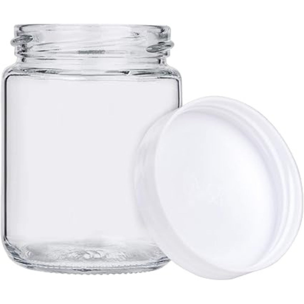1 Pcs Jar Glass Storage Containers for Jelly, Jam, Honey, Beans, Spice, Yogurt, Food Storage