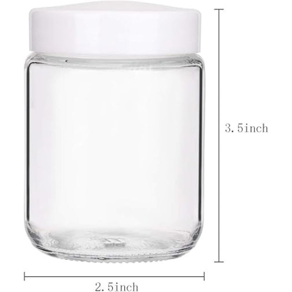1 Pcs Jar Glass Storage Containers for Jelly, Jam, Honey, Beans, Spice, Yogurt, Food Storage