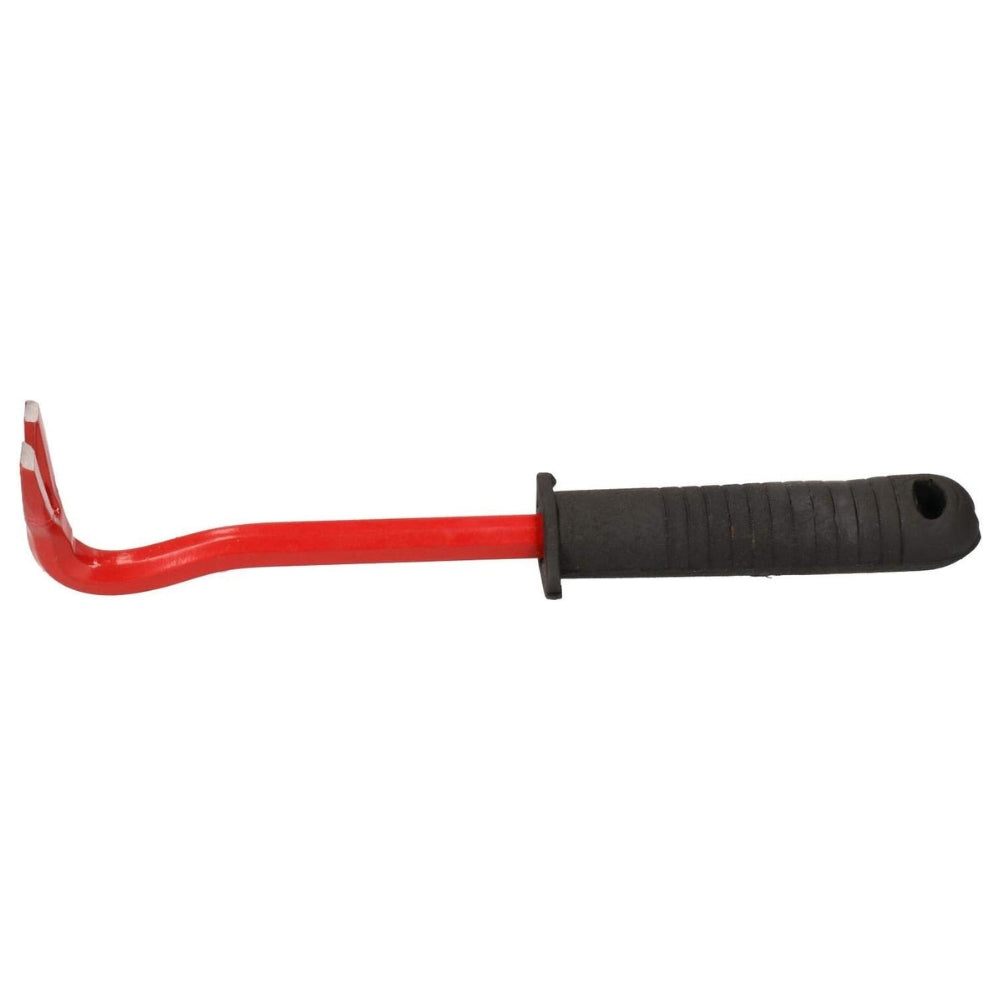10'' Crow Wrecking Pry Bar Nail Jimmy Lever With Rubber Handle Remover