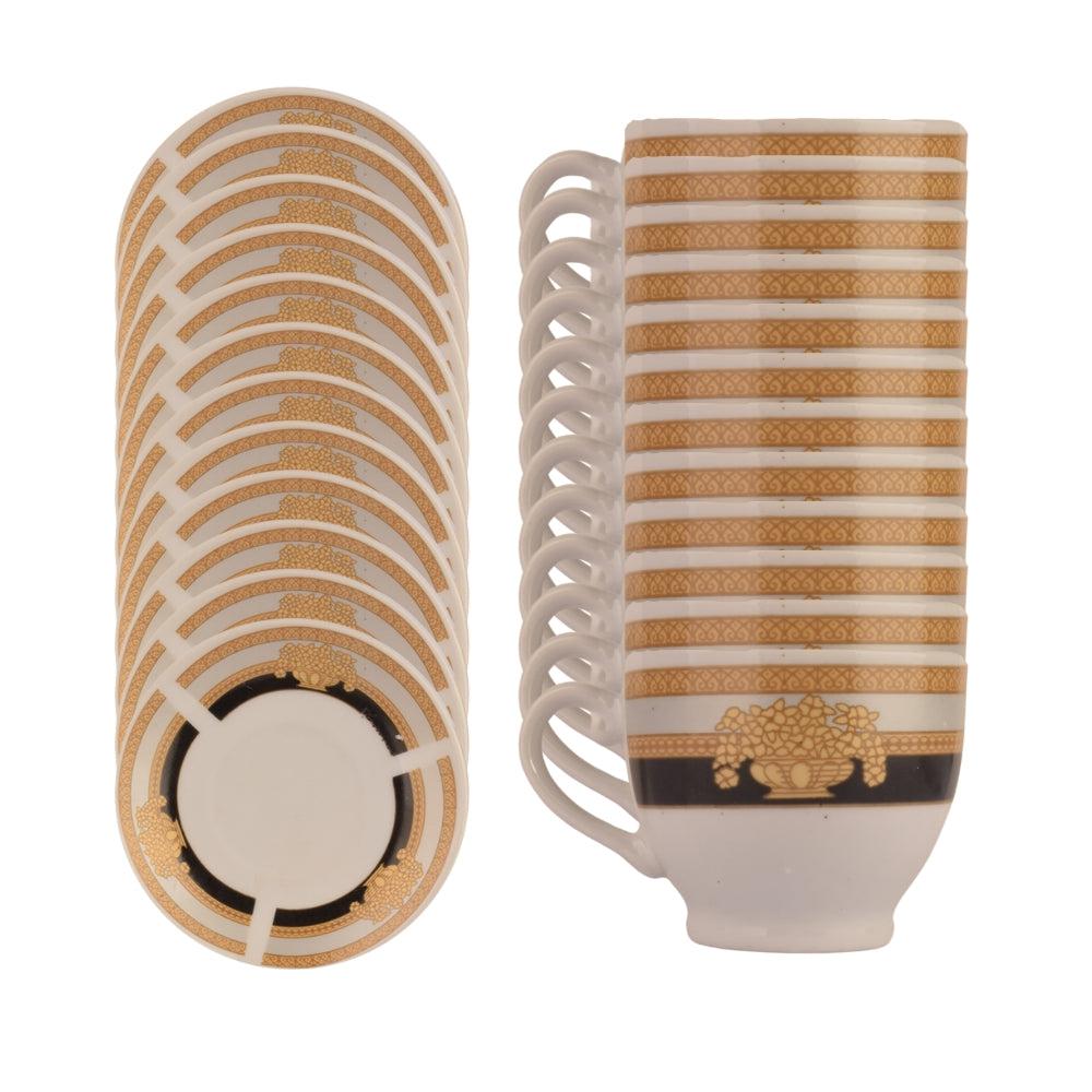 12+12 Pcs Special Design Hotel Ware Set Coffee Cup And Saucer