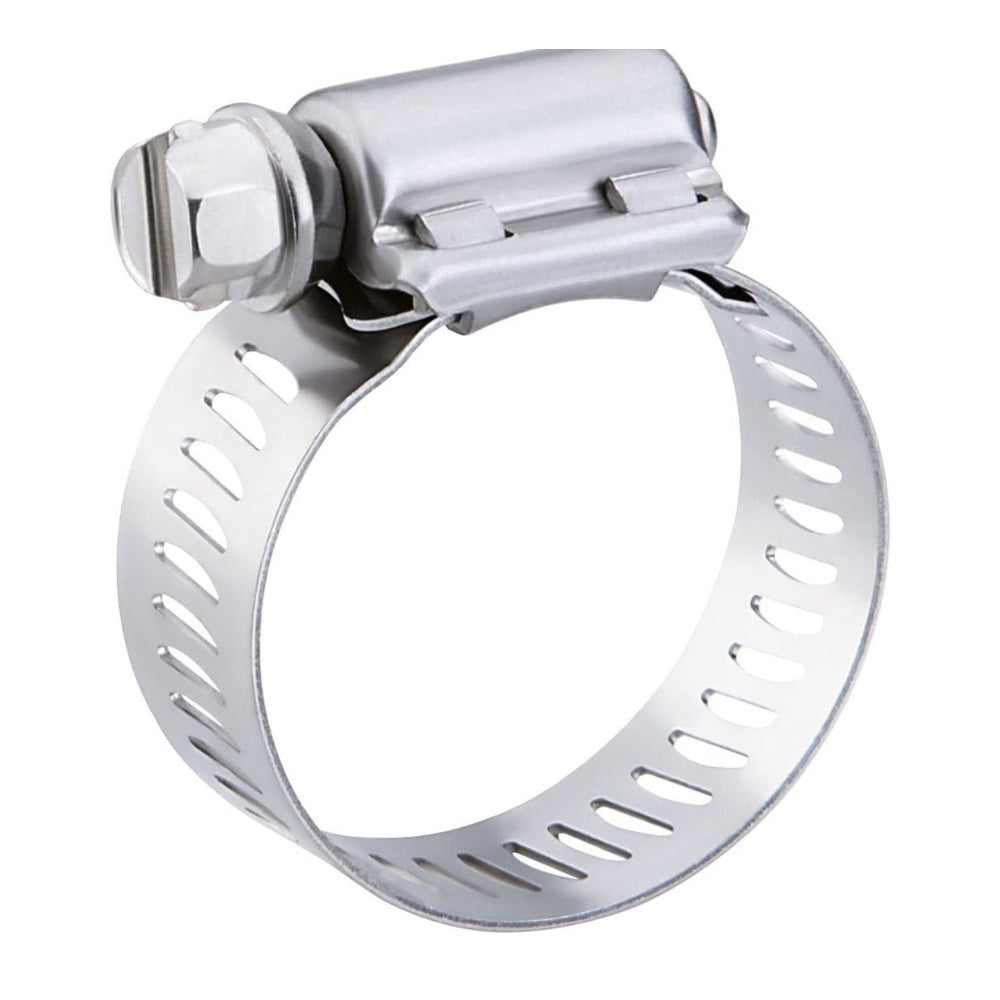 12pc Hose Clamp Set Adjustable Pipe Clamps, 18-27mm Stainless Steel Hose Clips Set,Worm Drive Pipes Fuel Line Clips for Various Pipes Automotive Mechanical