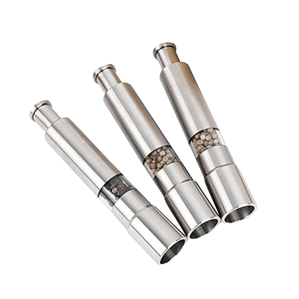 1Pc Stainless Steel Salt Herb Pepper Mill Grinder Muller Hand Crank Kitchen Tool