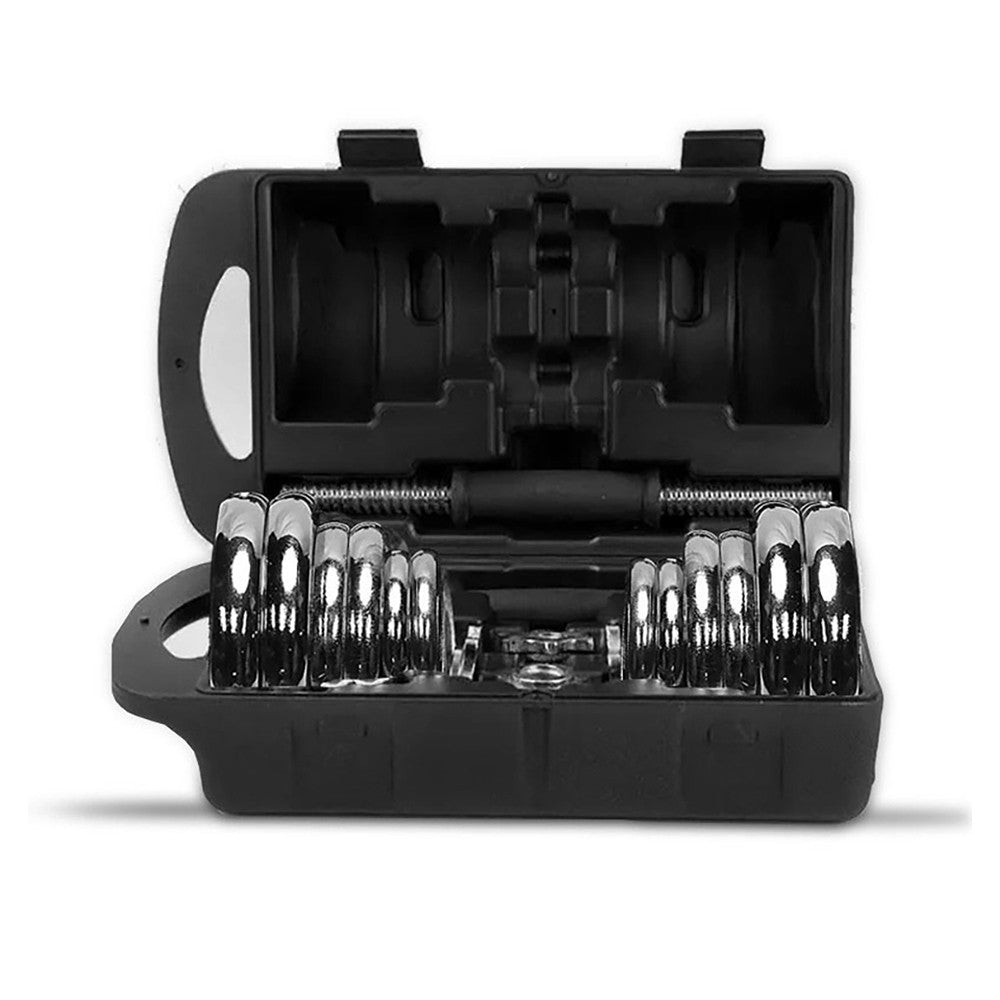 20 Kg Adjustable Dumbells Weights Quick Conversion Strong Connecting Nonslip