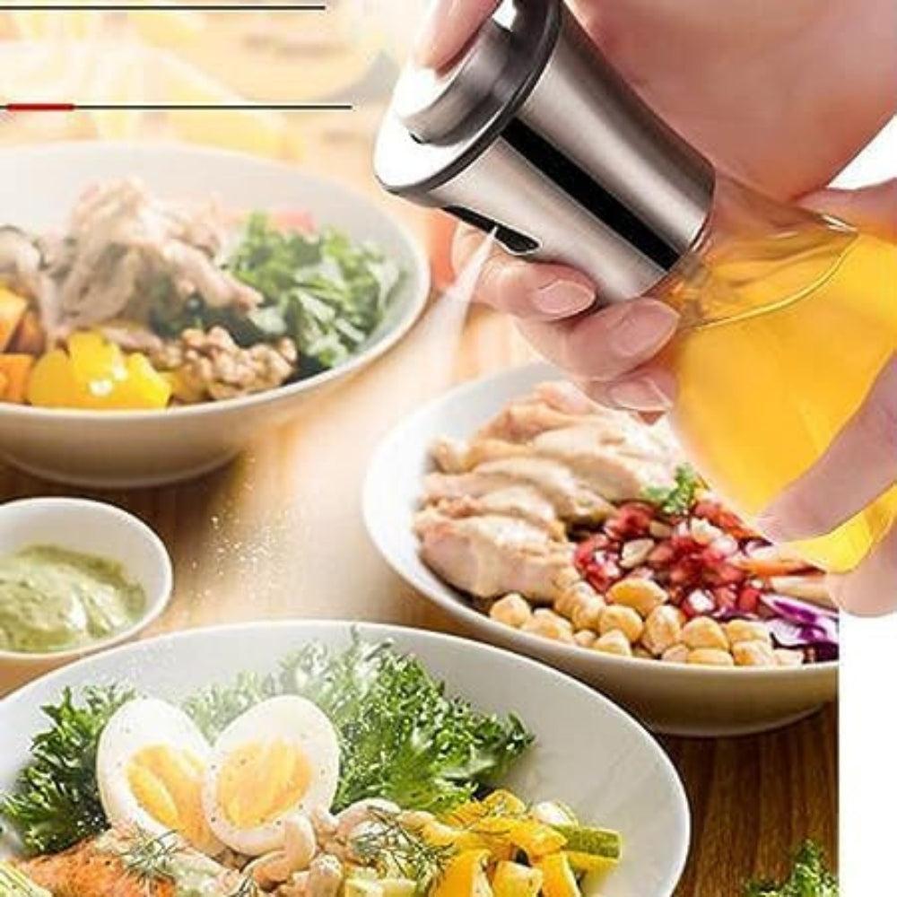 200ml Olive Oil Sprayer Mister With Funnel Spray Bottle Refillable Oil For Cooking BBQ Salad Baking Roasting Grilling Hair Spray Bottle