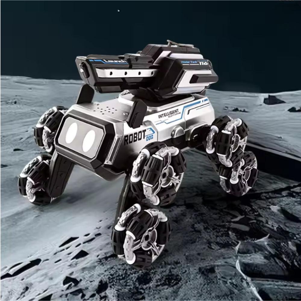 2.4G Multi-Mode Eight Wheel Mechanical Stunk Dog Gesture Detection Smart Remote Control Robot Dog Kids Toys Gifts