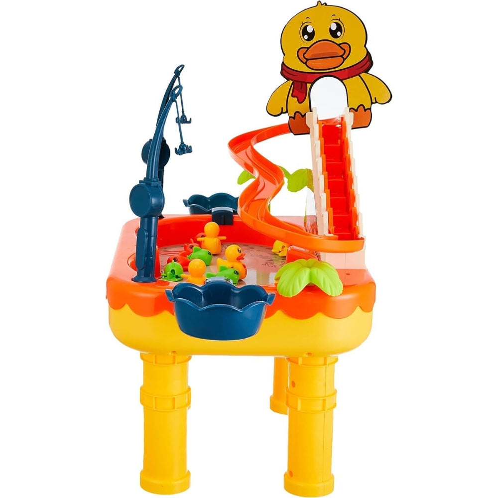 2in1 children's Magnetic fishing toy, Duck fishing table for kids Duck hunting toy