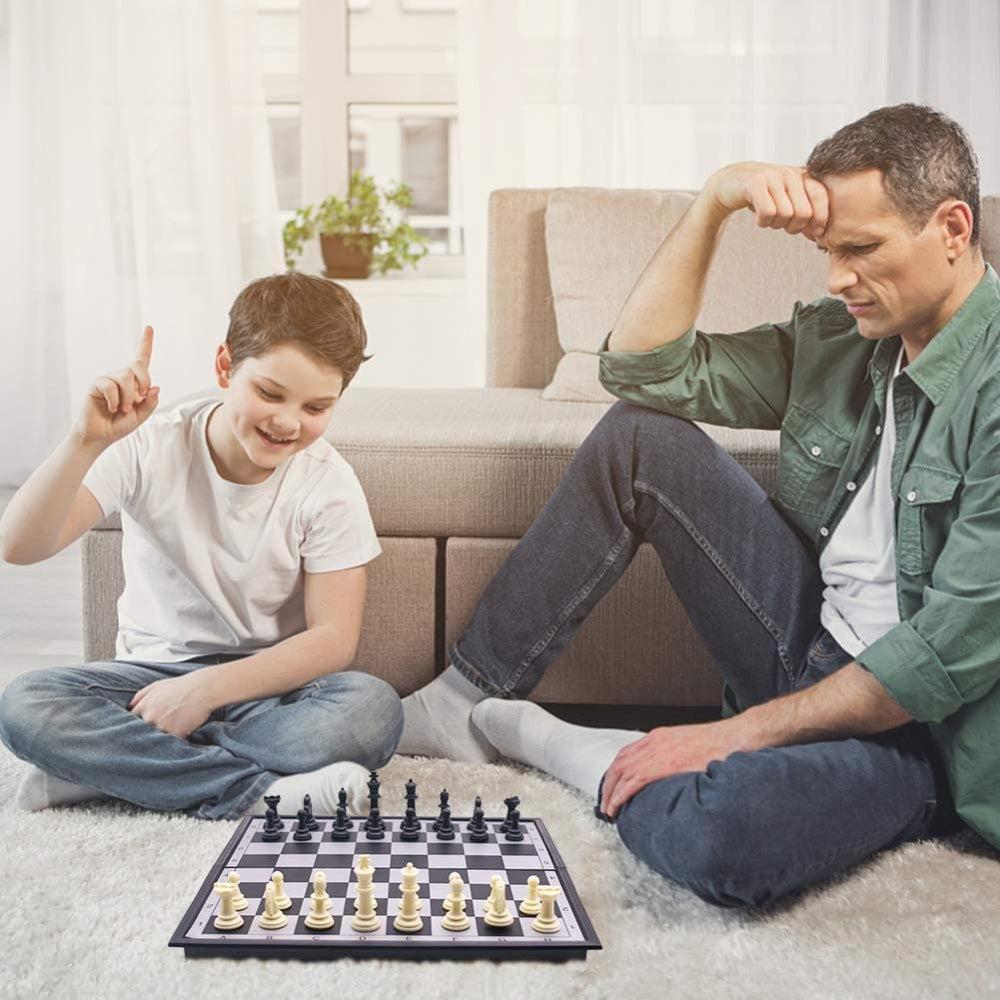 3 In 1 Chess Checkers And Backgammon