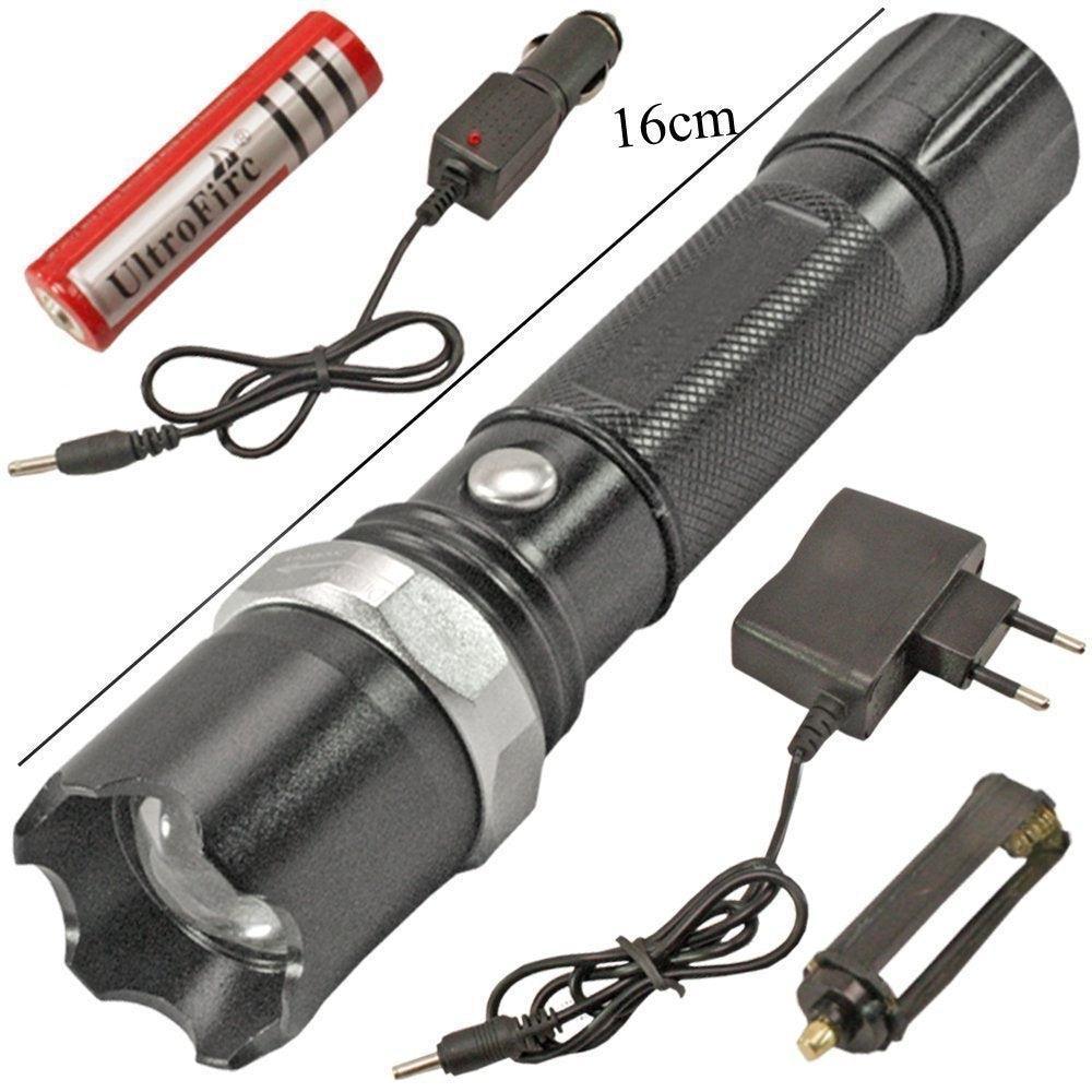3 Mode CREE Rechargeable LED Waterproof Flashlight Flash Light Torch