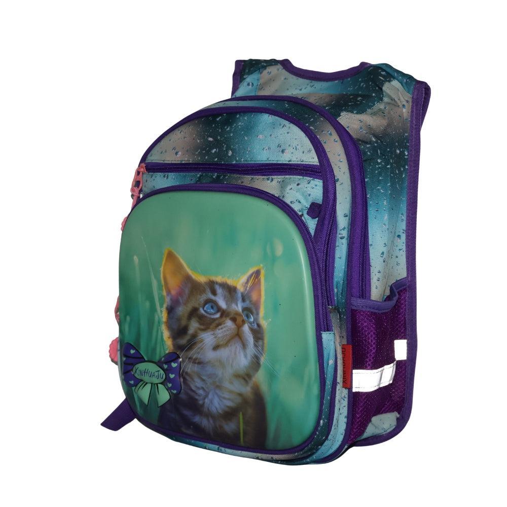 3D Cartoon Children School Bag Kindergarten - ( Cat )