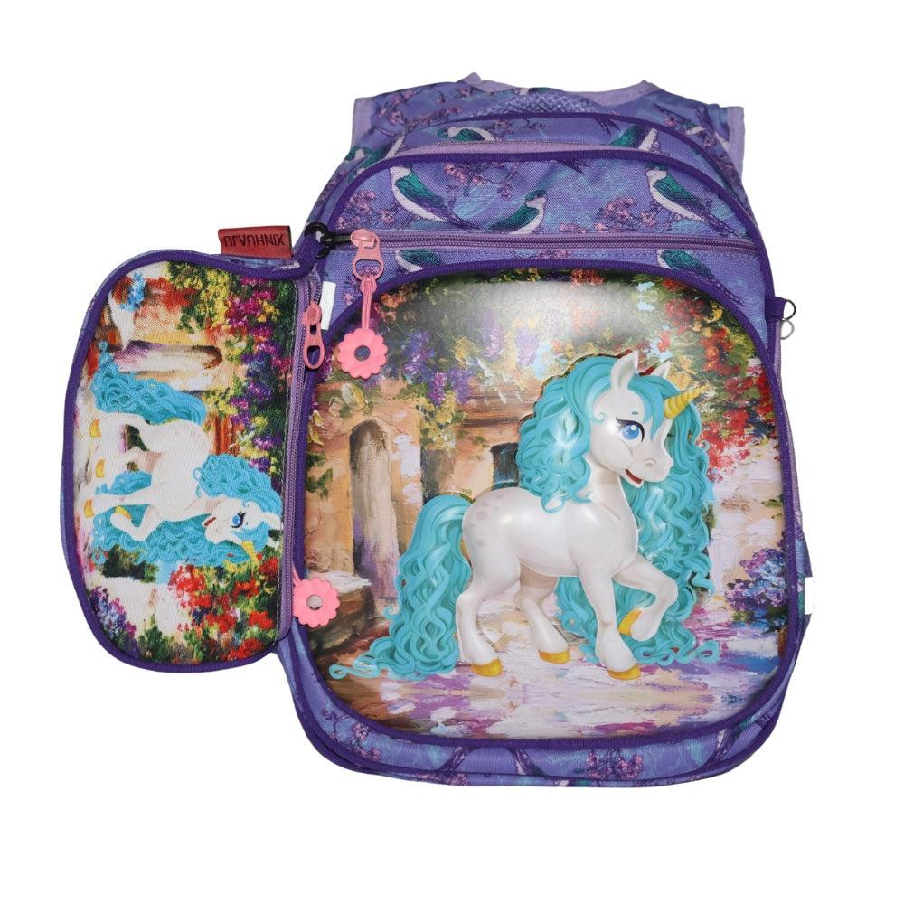 3D Cartoon Children School Bag Kindergarten - ( Hourse )