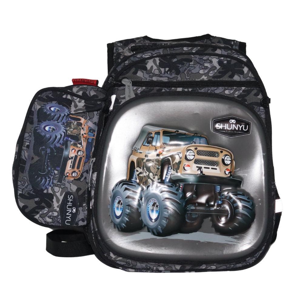 3D Cartoon Children School Bag Kindergarten - ( Truck )