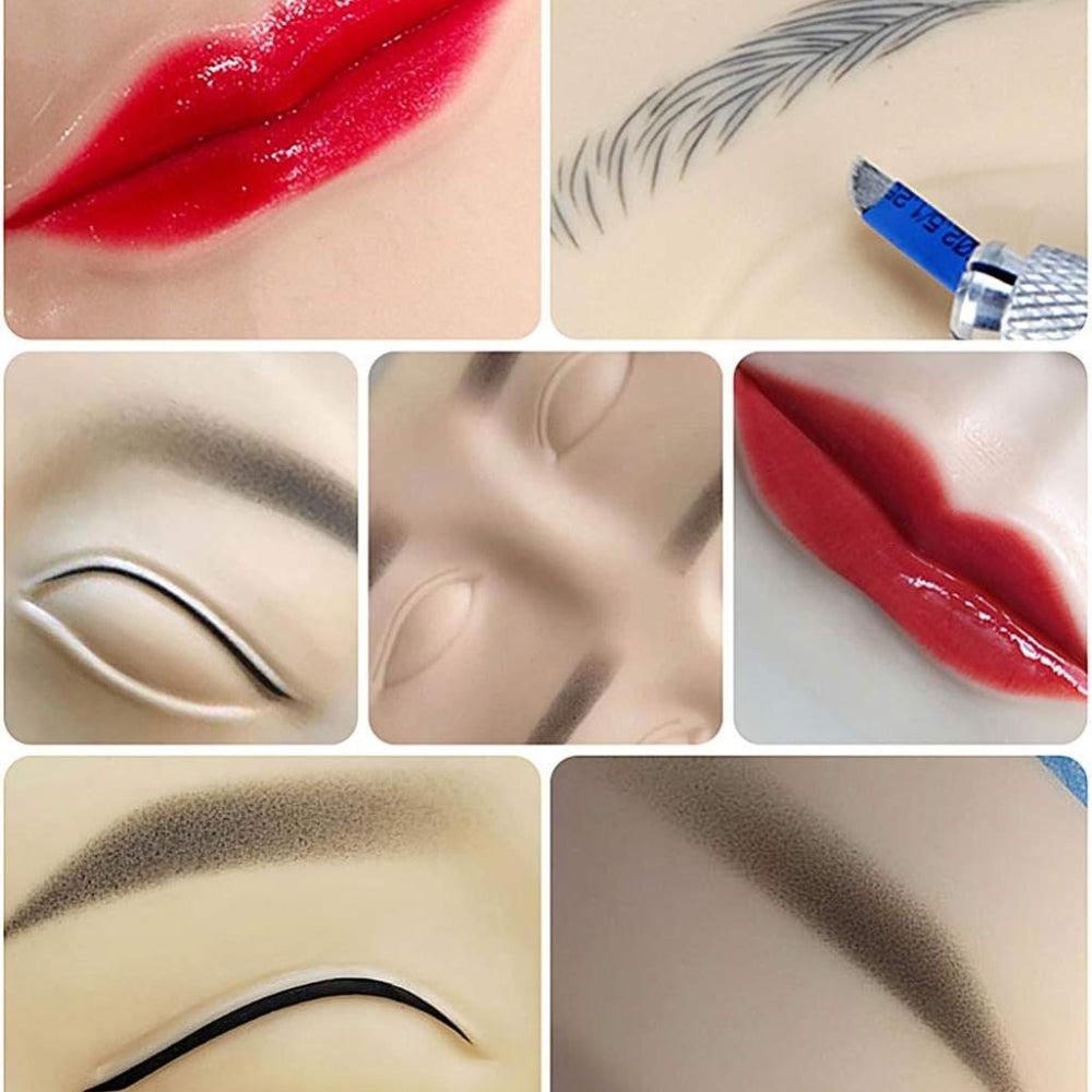 3D Silicone Permanent Makeup Tattoo Training Practice Fake Skin Blank Eye For Microblading Tattoo Machine Beginner