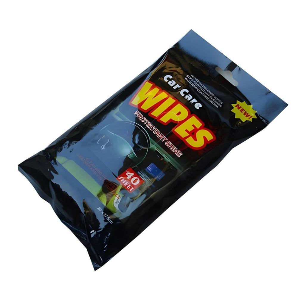 40pcs Car Cleaning Wipes, Auto Detailing & Cleaning Wipes, Disposable, Non-Woven Automotive Cleaning Wipes for Interior & Exterior (20 x 17.5cm) Size
