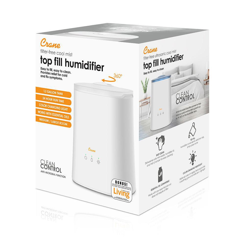 4.5L Cool Mist Top Fill Humidifier & Aroma Diffuser For Medium To Large Rooms