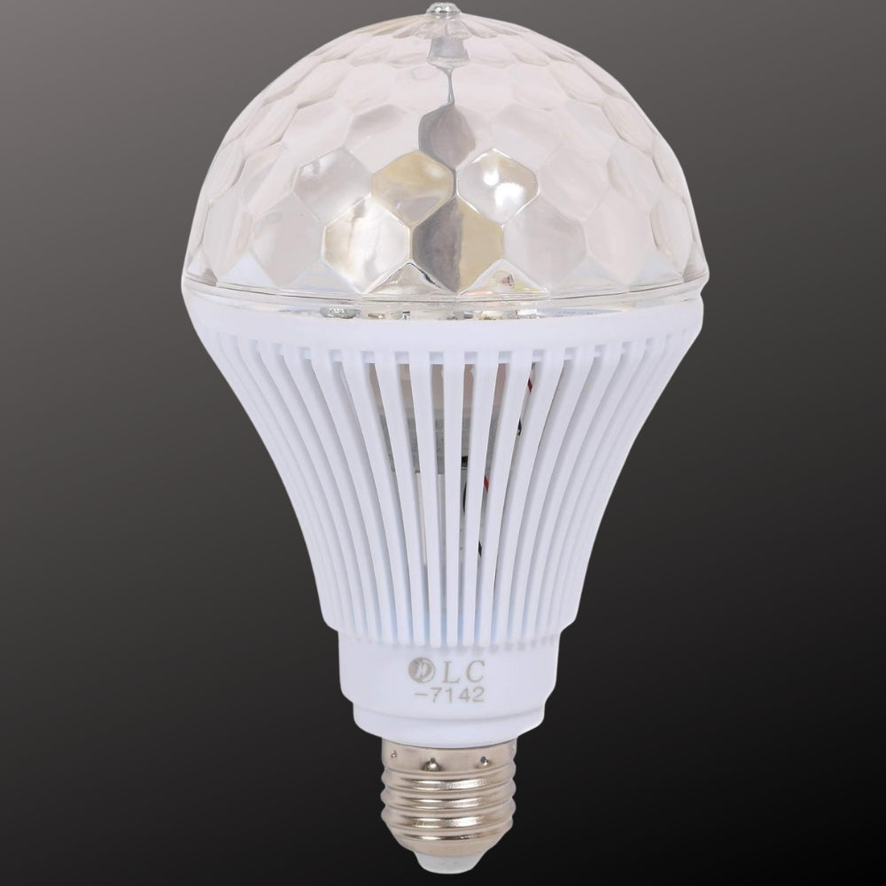 5W Colorful Auto Rotating RGB LED Bulb Disco Party Light Lamp -7142