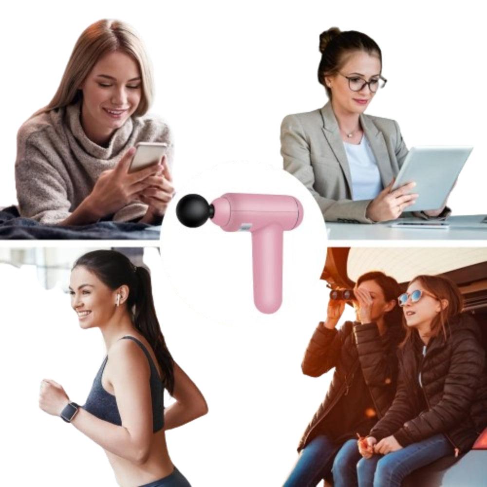 6 Speed Massage Gun Deep Tissue Percussion Massager Muscle Vibrater Type-C