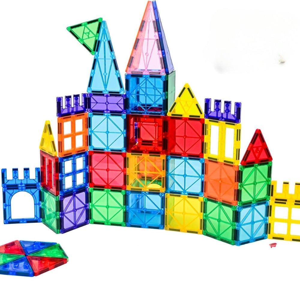 73 PCS Building Blocks Magnet Toys for Kids,3D Magnet Puzzles Stacking Blocks for Boys Girls,Huge