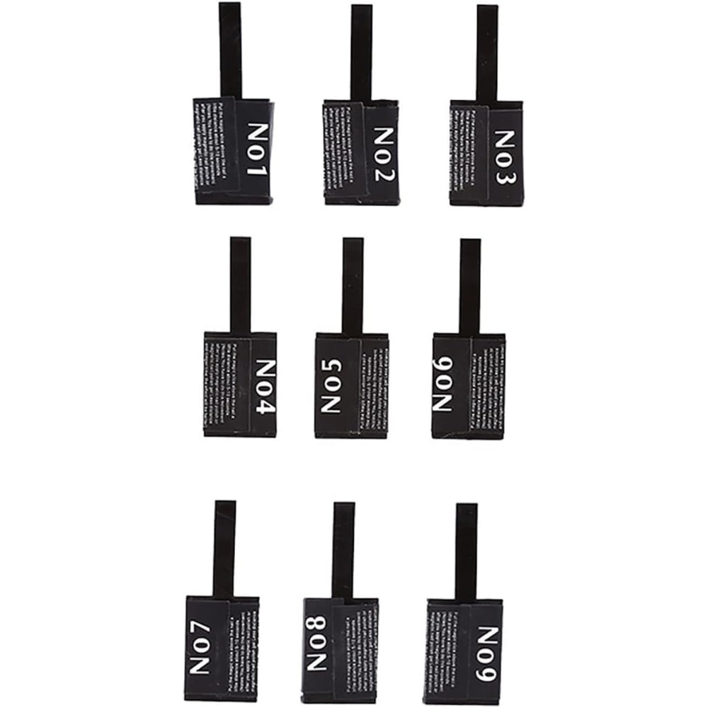 9 Pcs 3D Cat Eyes Nail Art Magnetic Pen Set, Double-head Magic Magnet Stick, For 3D Magnetic Cat Eye Gel Nail Polish Nail Art Manicure Tool