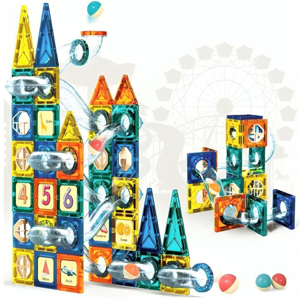 97 Piece Colorful Magnetic Pipeline Blocks