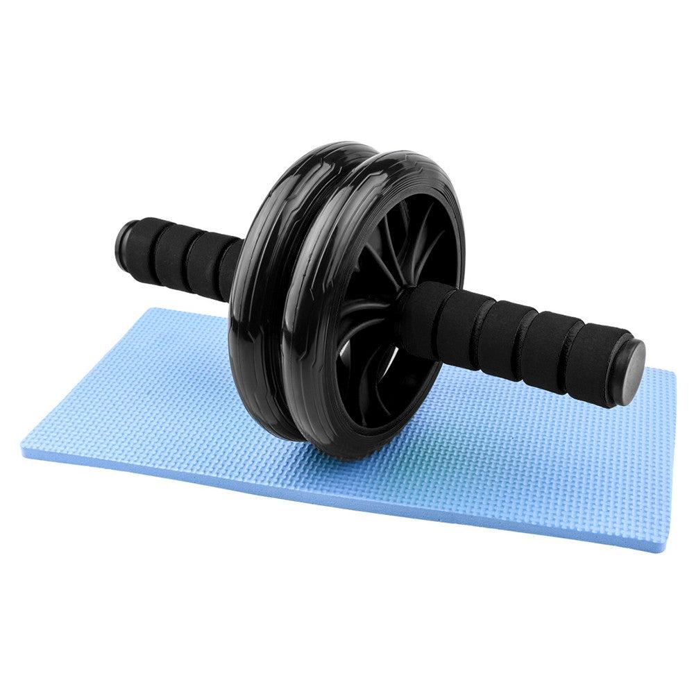 AB Wheel Abdominal Roller Machine Wheel Non-Slip Extra Thick Knee Pad Mat