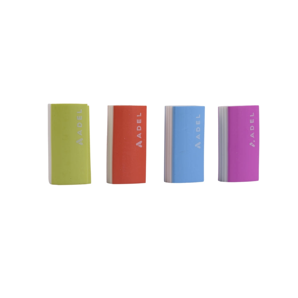 ADEL Dual-Tone Rectangular Eraser