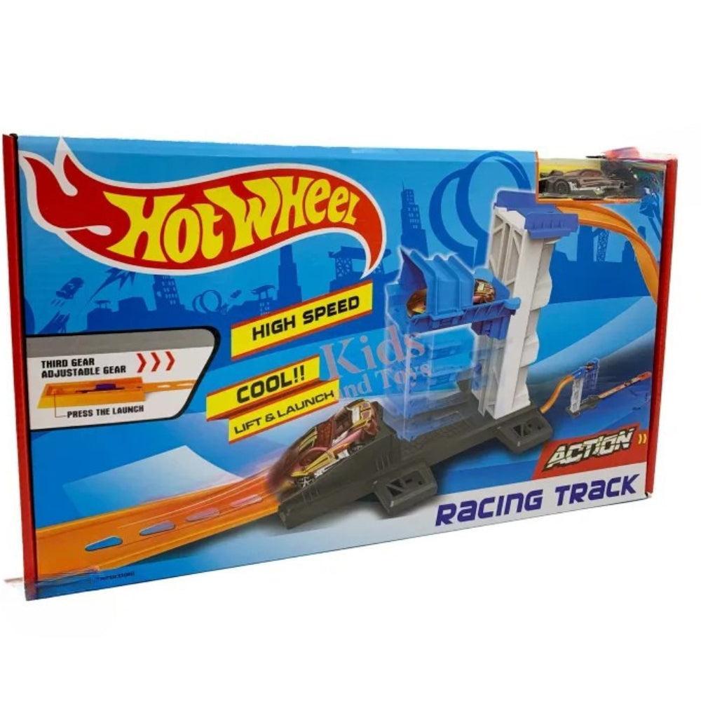 Action Racing Track with Launcher Kids