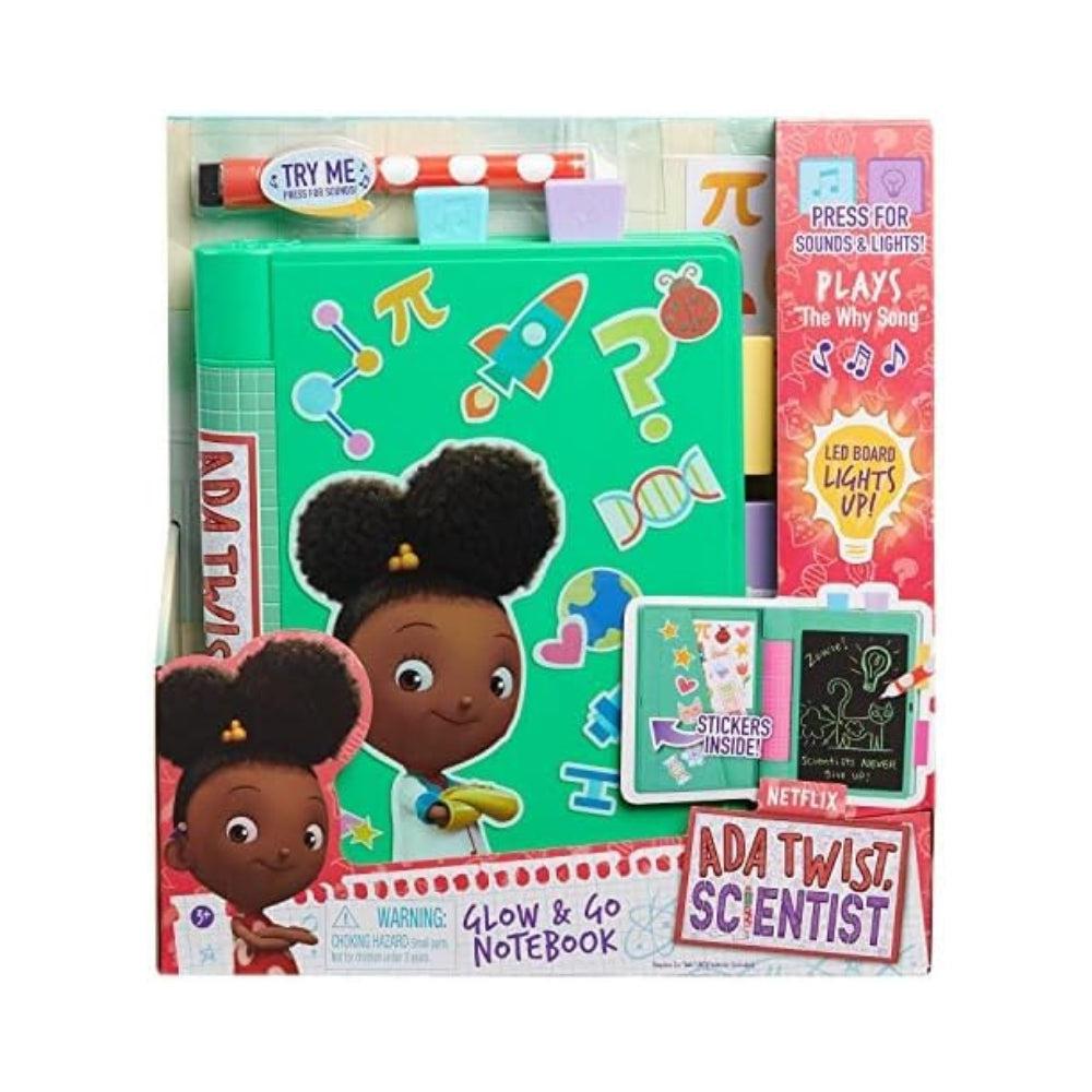 Ada Twist, Scientist Glow And Go Notebook, Lights Up And Plays The "The Why Song", Includes Experiment Card, Kids Toys For Ages 3 Up By Just Play