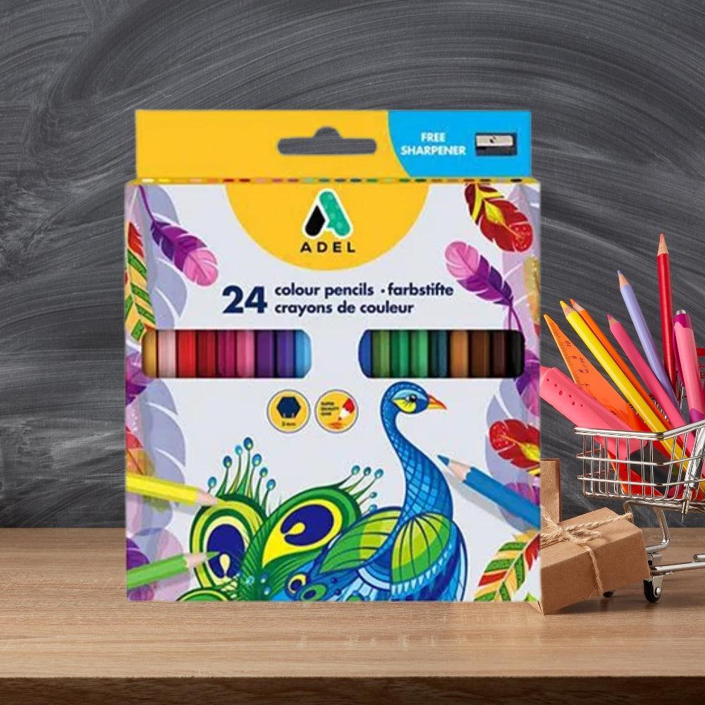 Adel 24,12 Colour Pencils + Farbstifte