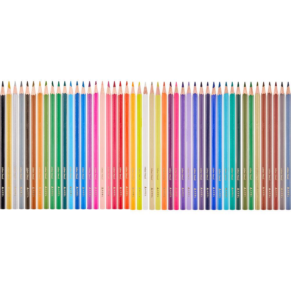 Adel 48 Color Long Colored Pencil Set