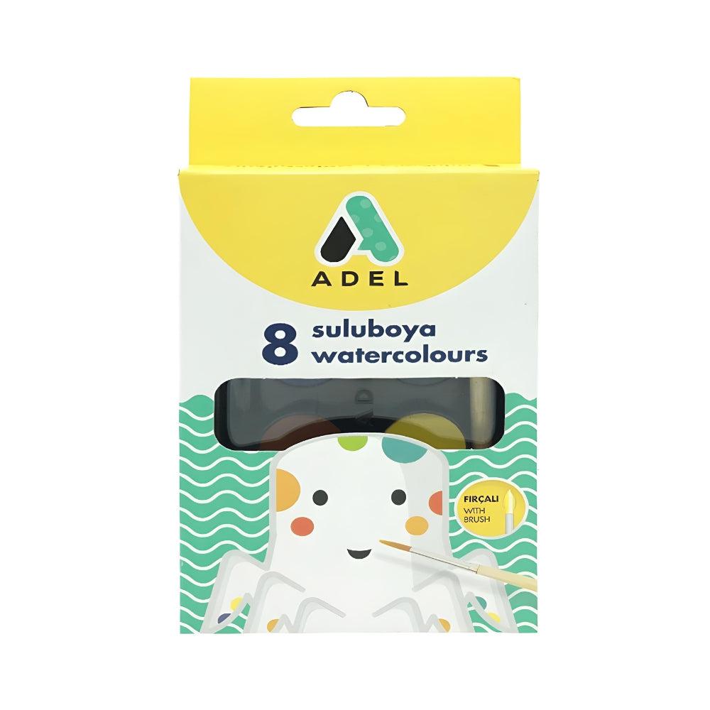 Adel 8 Color Watercolor Paint