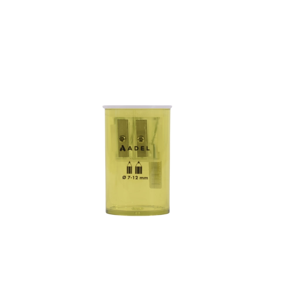 Adel Transparent Double Chamber Pencil Sharpener