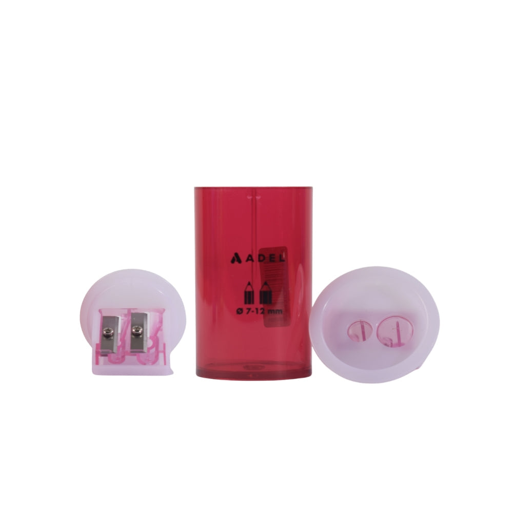 Adel Transparent Double Chamber Pencil Sharpener