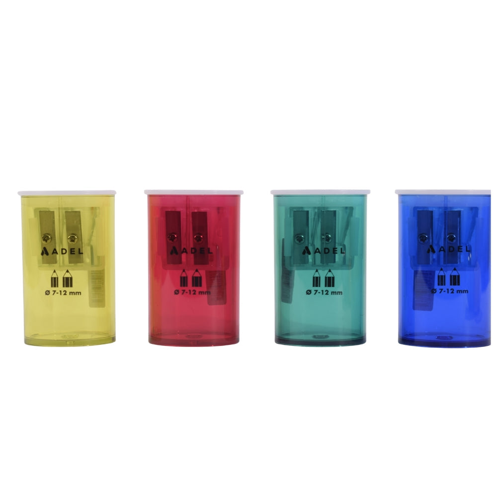 Adel Transparent Double Chamber Pencil Sharpener