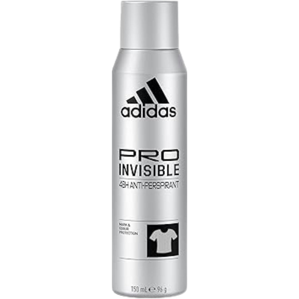 Adidas Pro Invisible Antiperspirant Spray, 150 ml