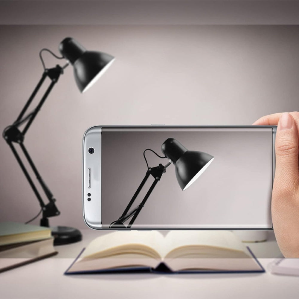 Adjustable Goose Neck Interchangeable Clamp Metal Desk Lamp Black