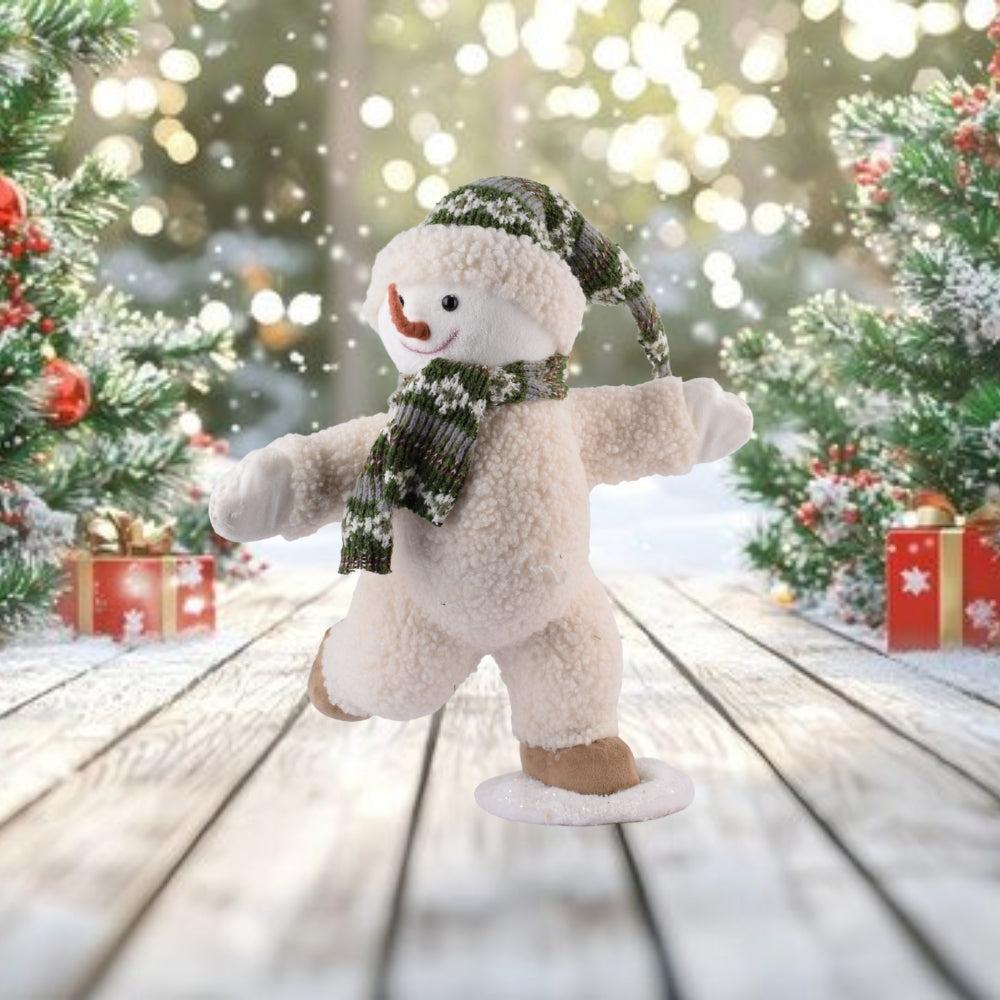 Adorable Snowman Plush Decoration 40Cm