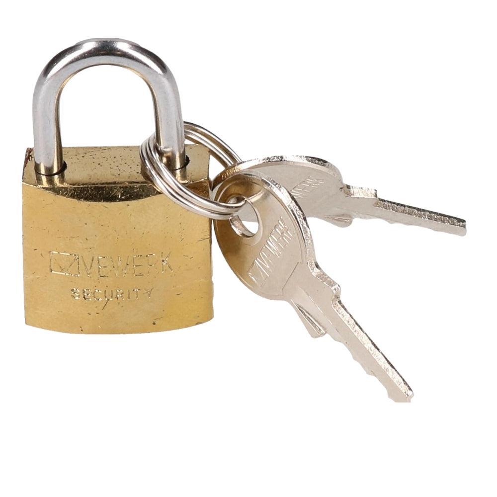 Aexit 20 mm (Home hardware) Dual Tone Metal Security Lock Padlock with 3 Key