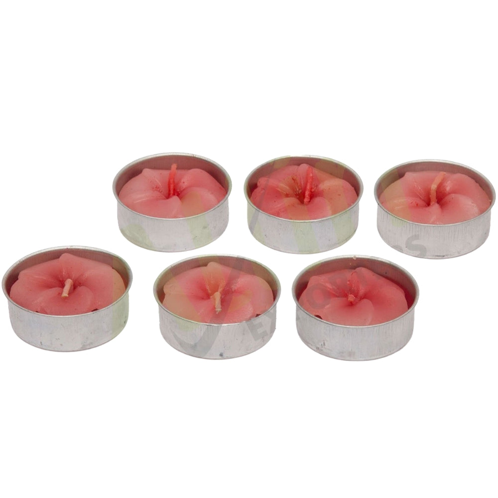 Allin Exporters Wax Aromatherapy Relax Flower Candle in Tea Lights, Floating Candles,