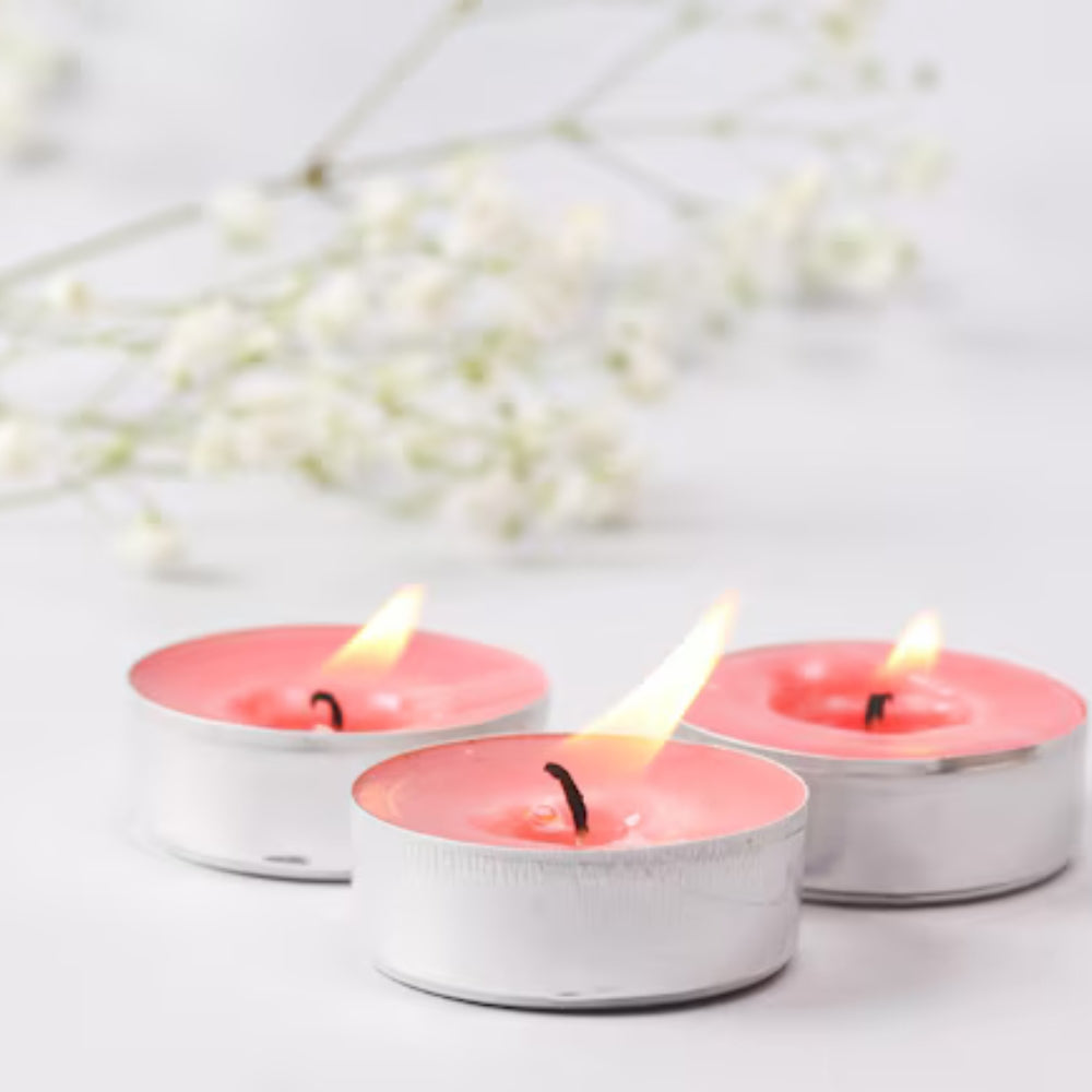 Allin Exporters Wax Aromatherapy Relax Flower Candle in Tea Lights, Floating Candles,