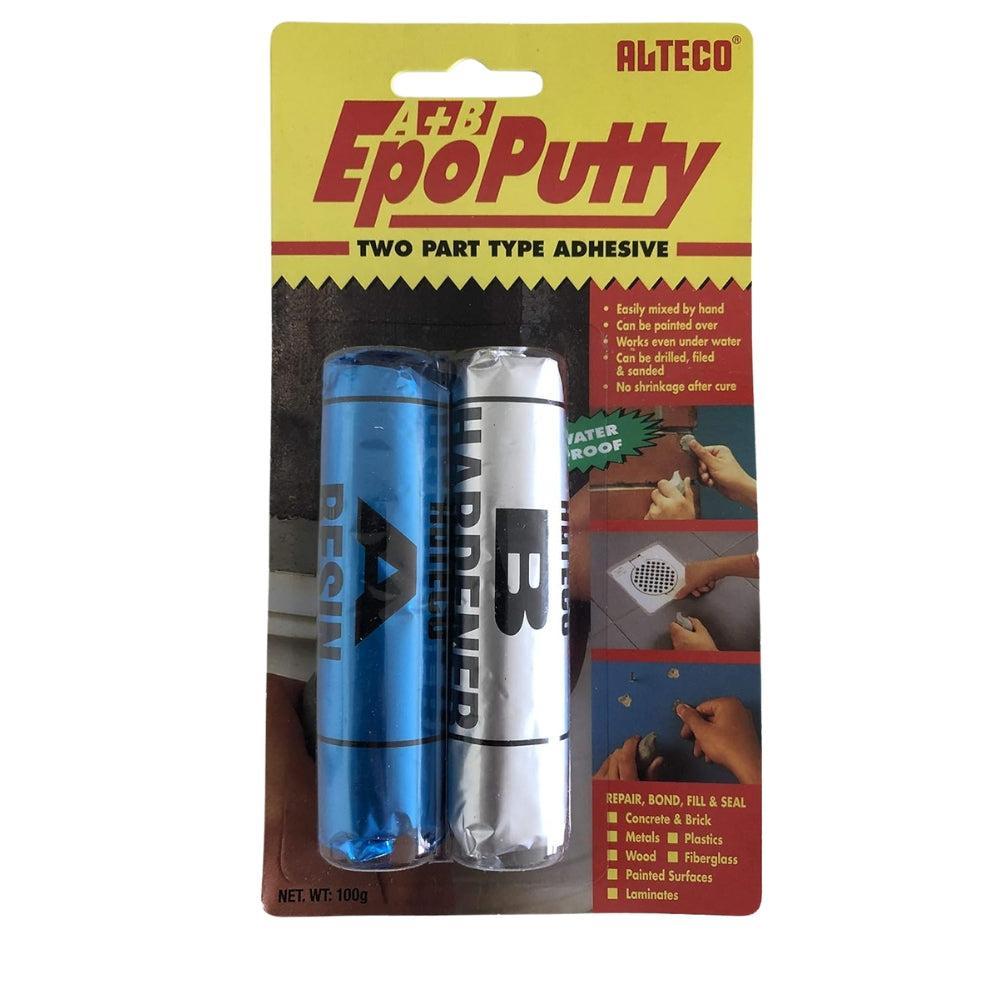 Alteco EPO Putty, repair putty, modelling clay made of two components, epoxy adhesive