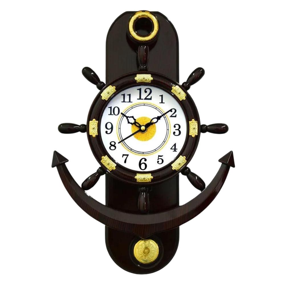 Antique Model Anchor Wall Clock