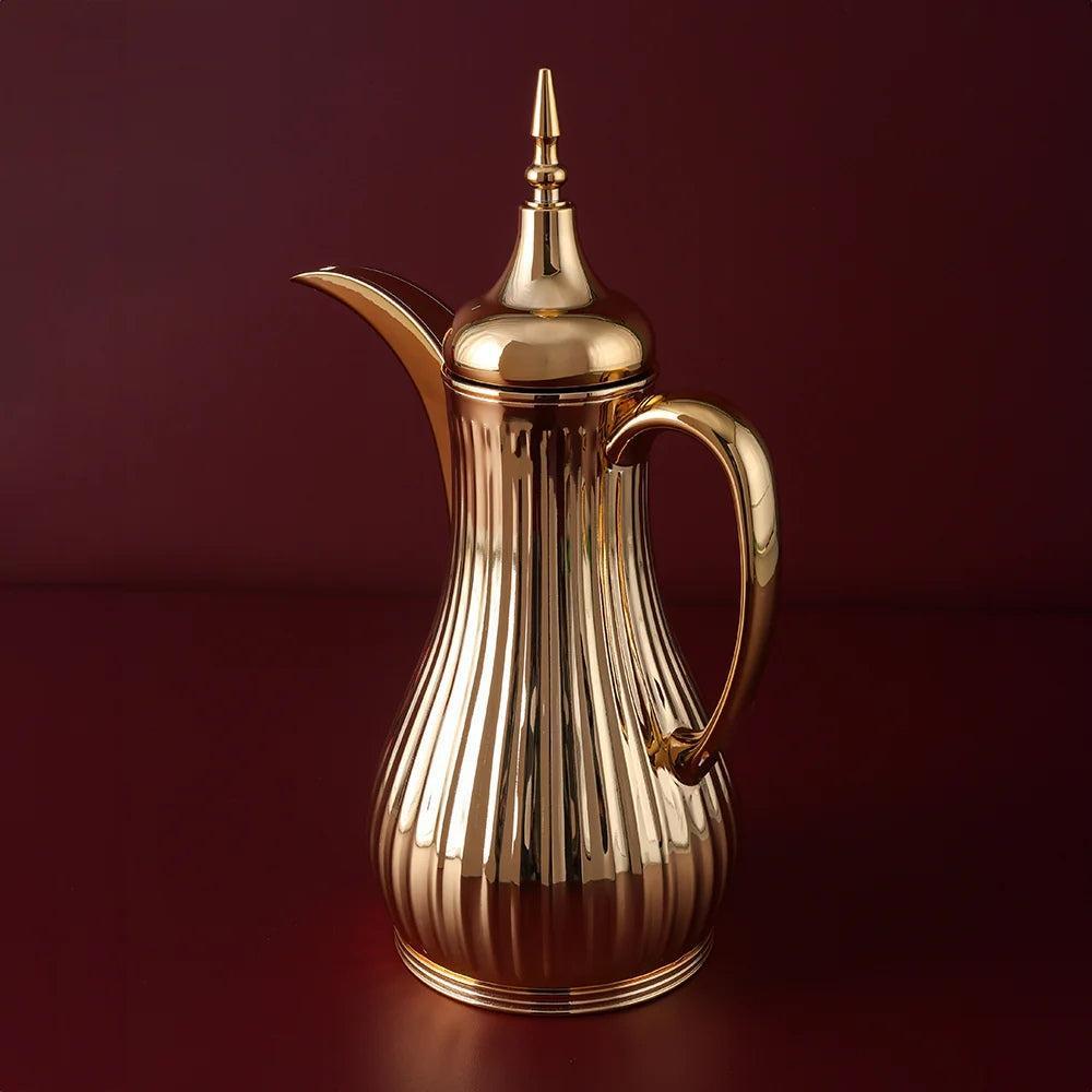 Arabic Elite Gold Coffee Flask – 1L