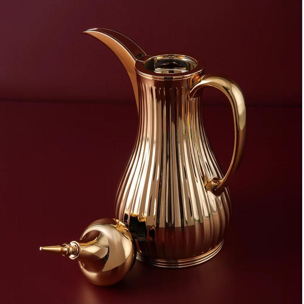 Arabic Elite Gold Coffee Flask – 1L
