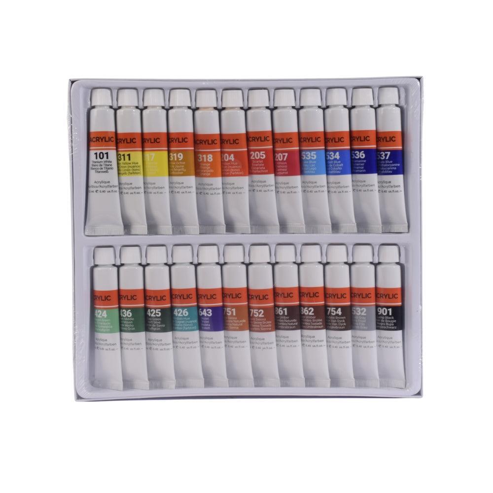 Art Acrylic Set 24 Pcs For Painting