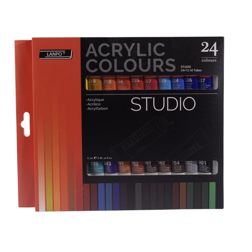 Art Acrylic Set 24 Pcs For Painting