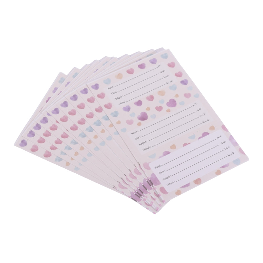 Assorted Adhesive Label Stickers for School Supplies