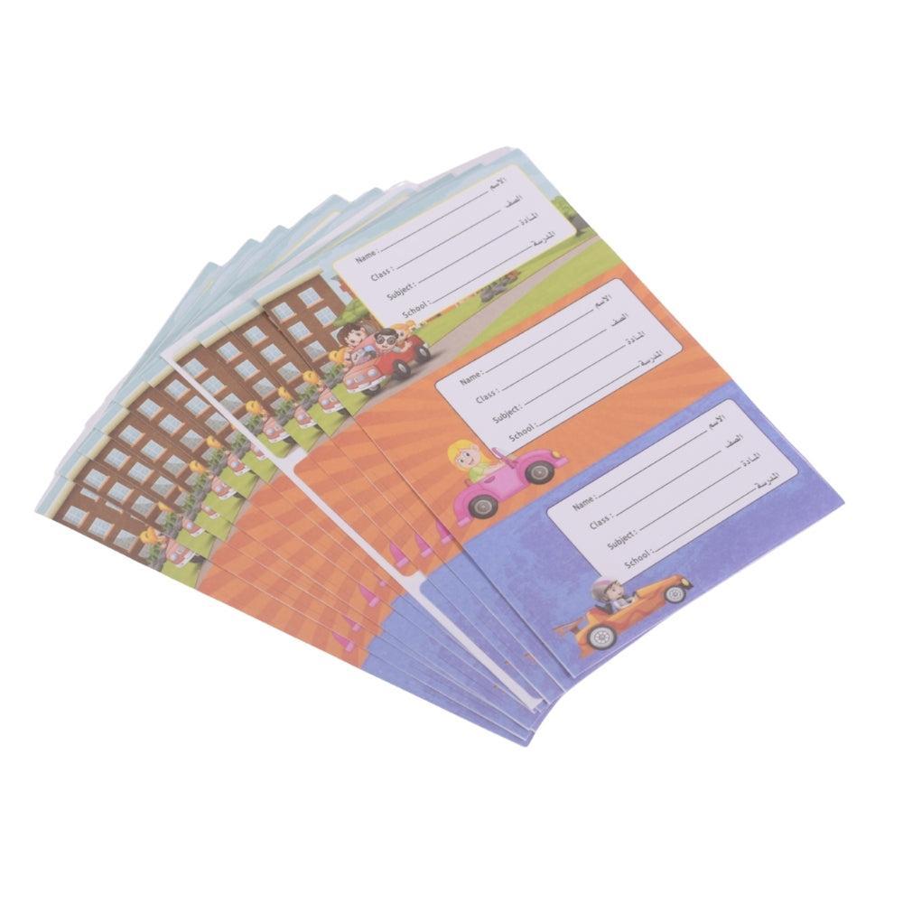 Assorted Adhesive Label Stickers for School Supplies
