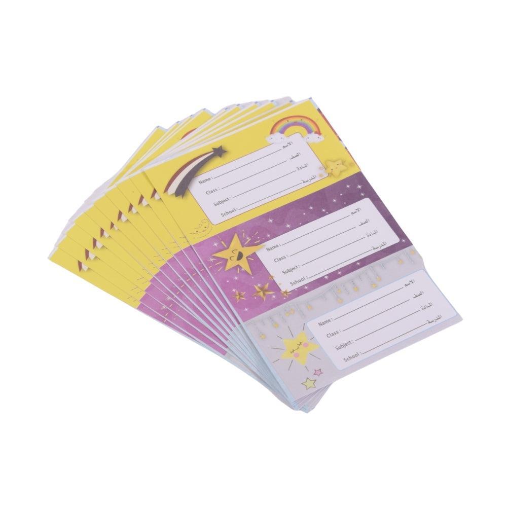 Assorted Adhesive Label Stickers for School Supplies