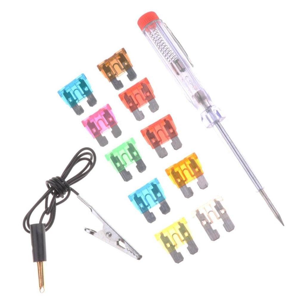 Auto Car Plug In with Fuse With Tester Test Pencil Kit