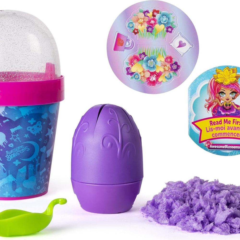 Awesome Bloss’EMS, 3-Pack Of Magical Growing Flower-Themed Scented Collectible Dolls (Styles May Vary)